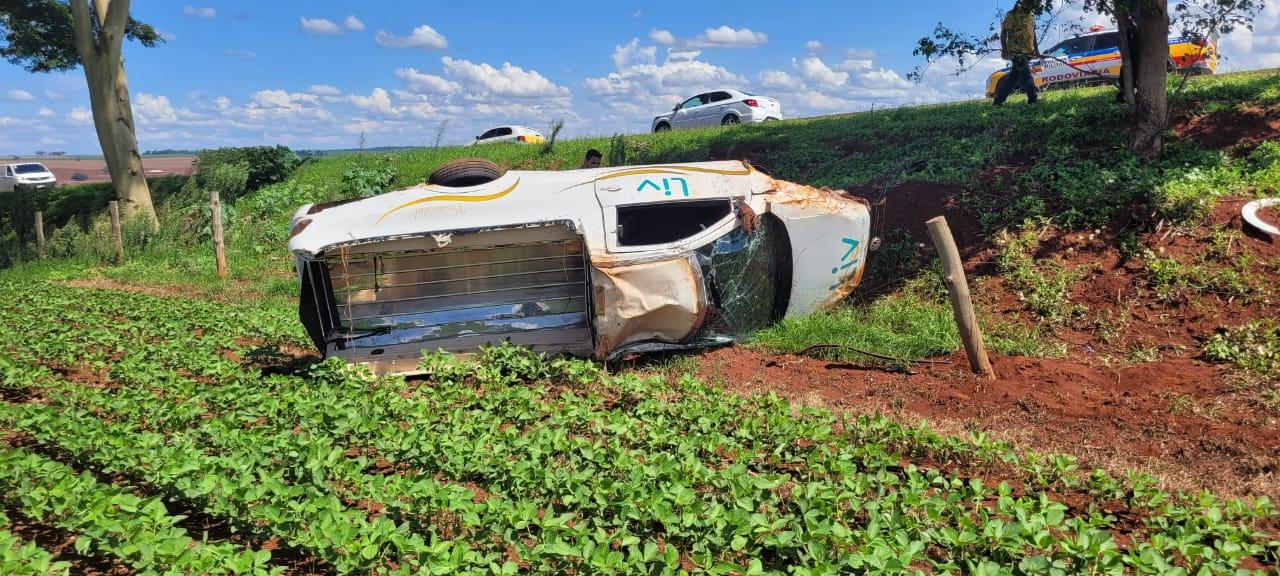 Acidente na Rodovia MG 226 Deixa Uma Pessoa Ferida em Capinópolis