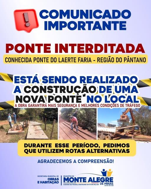 Região do Pântano receberá nova ponte após destruição da antiga pelas enchentes
