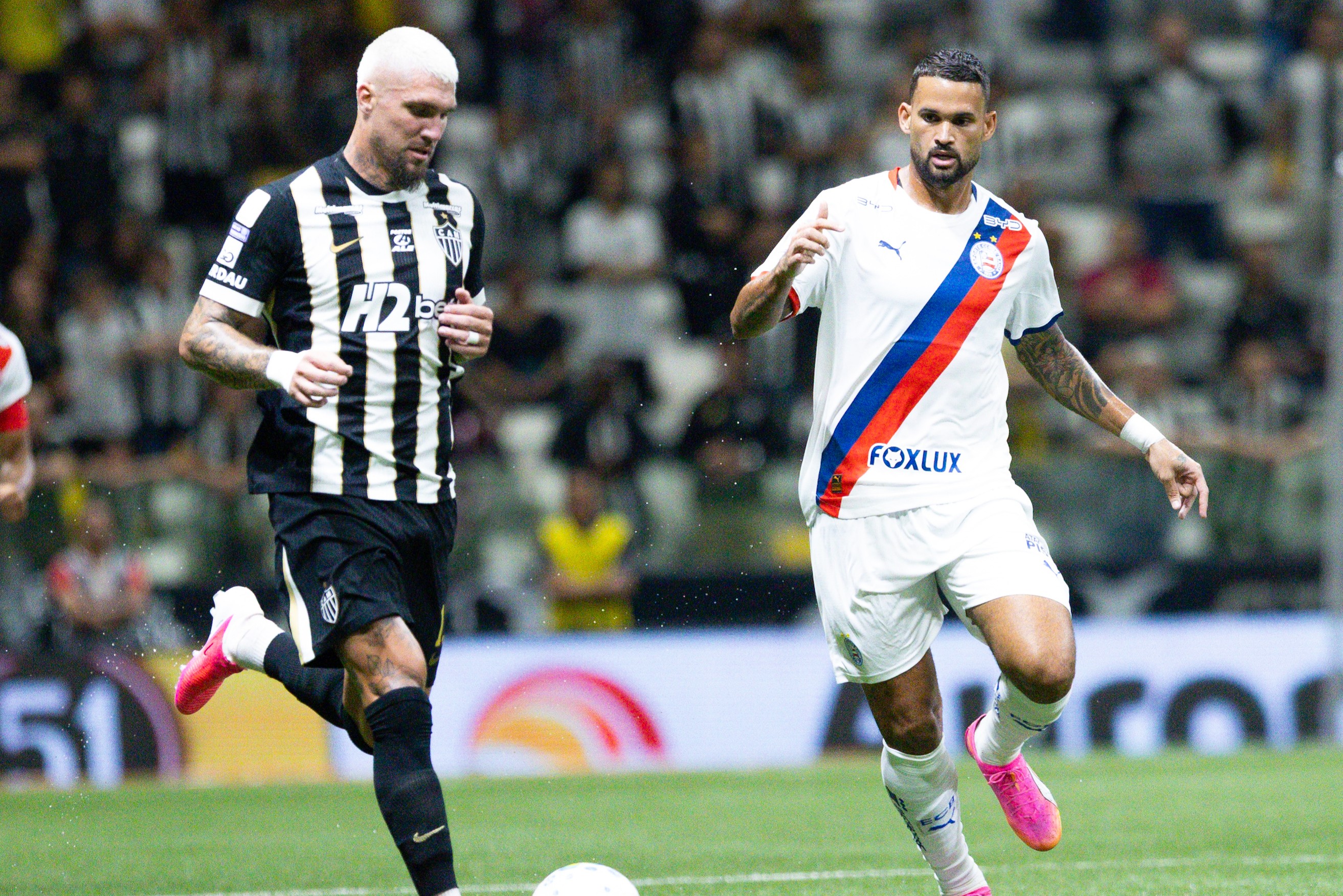 Atlético-MG cede empate ao Bahia e perde chance de se aproximar do adversário no Brasileirão