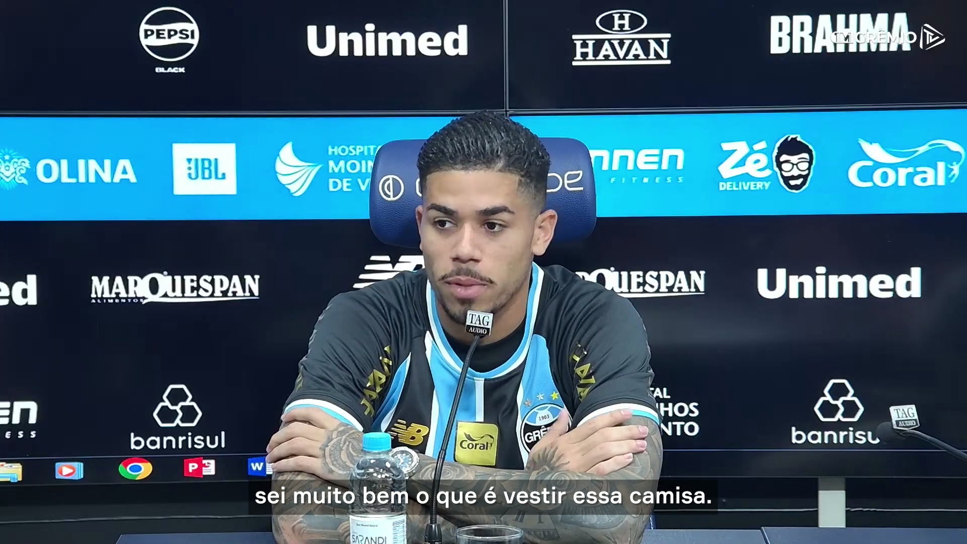 Diego Caito após gol na estreia pelo Grêmio: ‘Sei o que é vestir essa camisa’