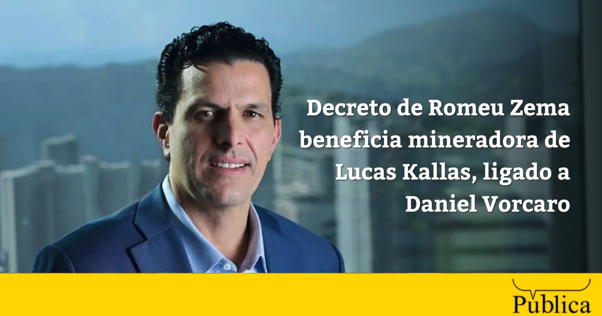 Exclusivo: Decreto de Romeu Zema beneficiou mineradora de Lucas Kallas, ligado a Vorcaro
