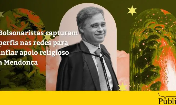 Bolsonaristas capturam perfis nas redes para inflar apoio religioso a Mendonça