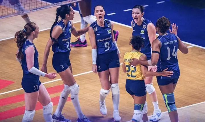 Brasil vence Itália de virada no tie-break e aguarda por China ou Turquia na final da Liga das Nações