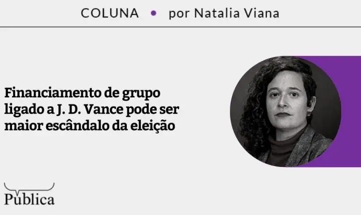 Financiamento de grupo ligado a J. D. Vance pode ser maior escândalo da eleição