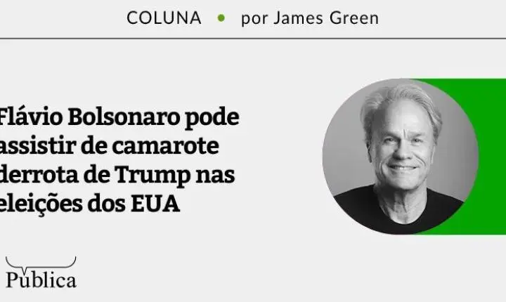 Flávio Bolsonaro pode assistir de camarote derrota de Trump nas eleições dos EUA