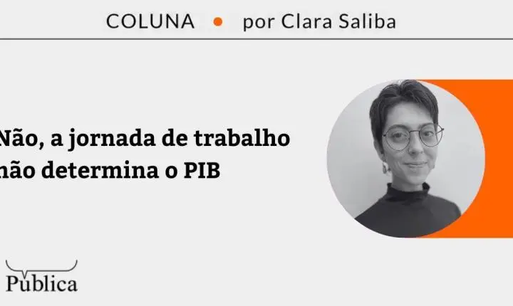Não, a jornada de trabalho não determina o PIB