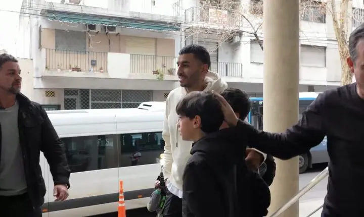 O primeiro dia de Ángel Correa no River Plate