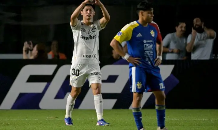 Santos x UCV: veja fotos do jogo pela Copa Sul-Americana